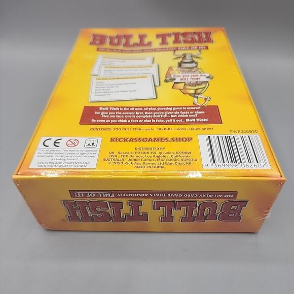Bull Tish The All-Play Card Game That's Absolutely Full of IT! 2-10 Players New - Picture 7 of 8